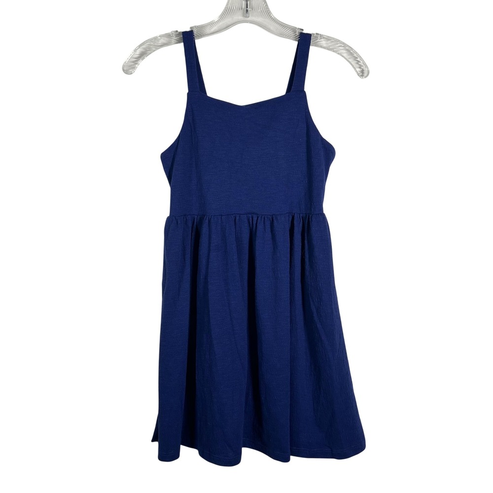 Copper Key Womens‎ Royal Blue Textured Back Tie Cutout Mini Dress Size Medium